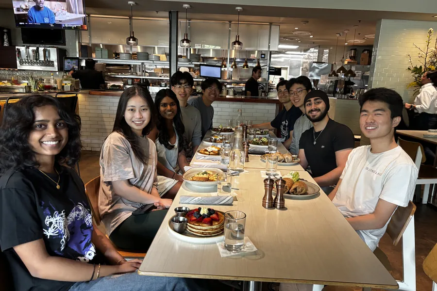 RiceApps members out for a team meal